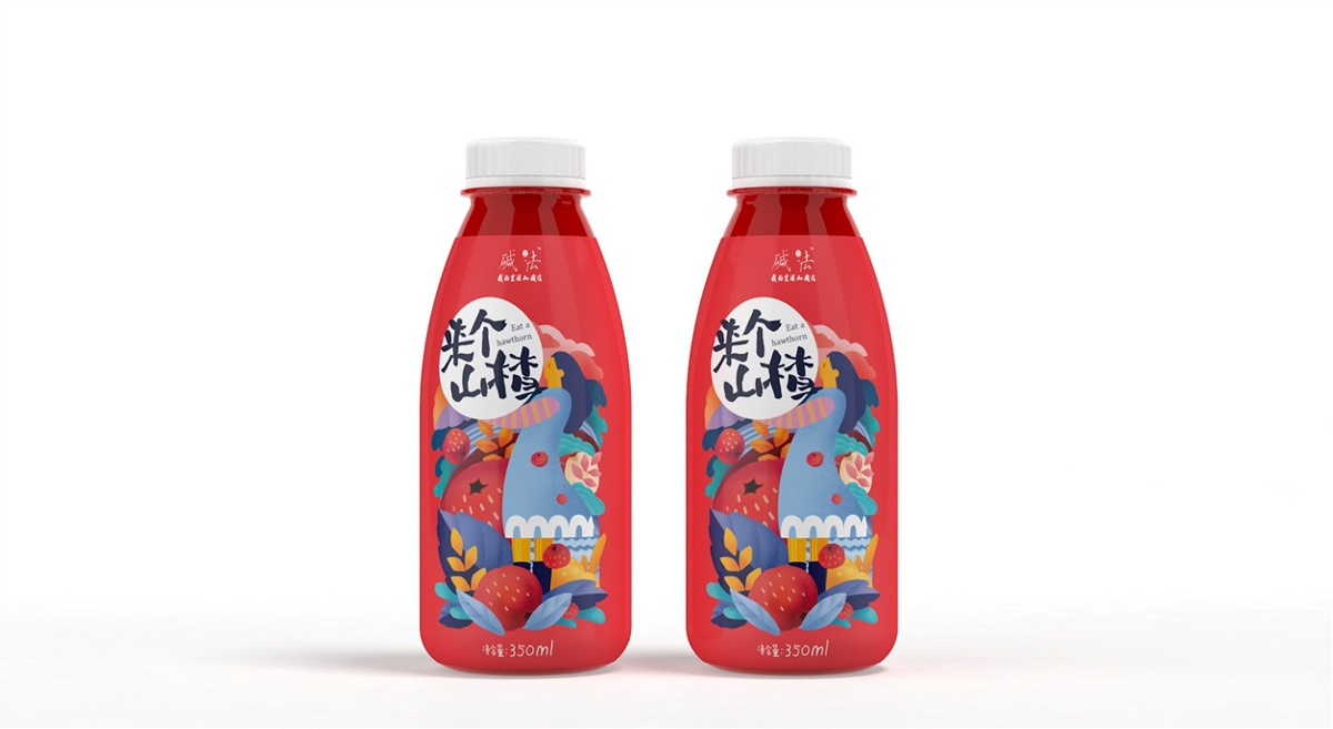 飲料包裝：來個山楂原漿包裝禮盒設(shè)計制作加工定制生產(chǎn)廠家