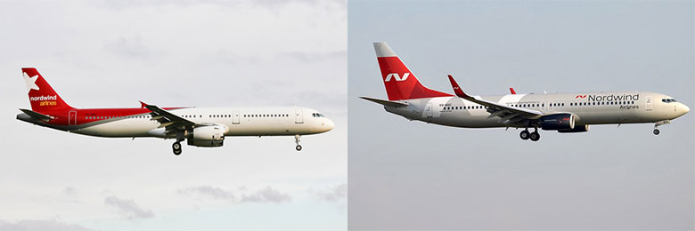北風航空公司Nordwind Airlines新標志logo