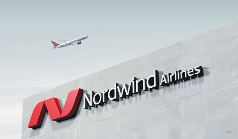 北風航空公司Nordwind Airlines新標志logo