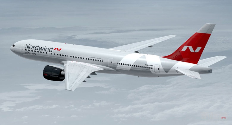 北風航空公司Nordwind Airlines新標志logo