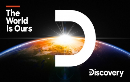Discovery探索頻道發(fā)布新LOGO，思聰吃熱狗，貝爺吃地球！